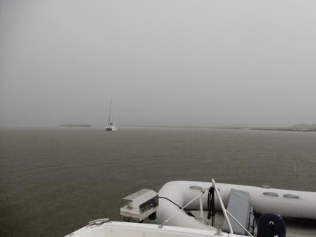 Rain at the anchorage