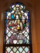 St. Claire window at Holy Name of Mary
